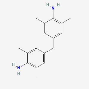 molecular formula C17H22N2 B1266024 4,4'-亚甲基双(2,6-二甲基苯胺) CAS No. 4073-98-7