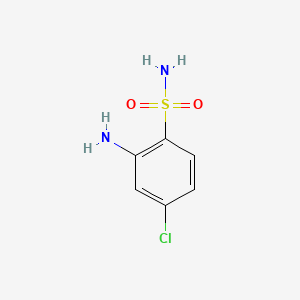 B1266025 2-Amino-4-chlorobenzenesulfonamide CAS No. 4140-83-4