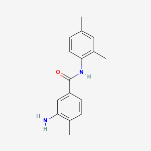 molecular formula C16H18N2O B1266035 3-氨基-N-(2,4-二甲基苯基)-4-甲基苯甲酰胺 CAS No. 6370-19-0