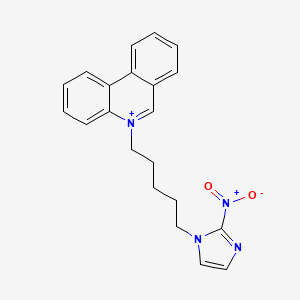 5-5-(5-(2-Nitro-1H-imidazol-1-yl)pentyl)phenanthridinium