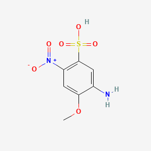 B1266037 5-Amino-4-methoxy-2-nitrobenzenesulphonic acid CAS No. 6375-05-9