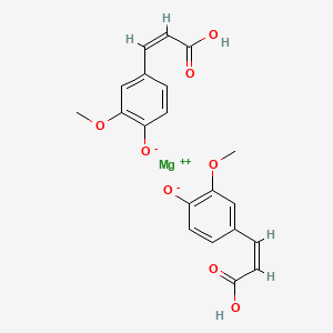 Magnesium(2+) (Z)-4'-hydroxy-3'-methoxycinnamate