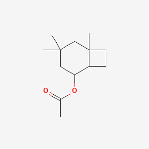 4,4,6-Trimethylbicyclo(4.2.0)oct-2-yl acetate