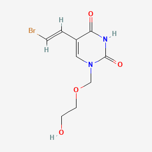 1-((2-Hydroxyethoxy)methyl)-(E)-5-(2-bromovinyl)uracil