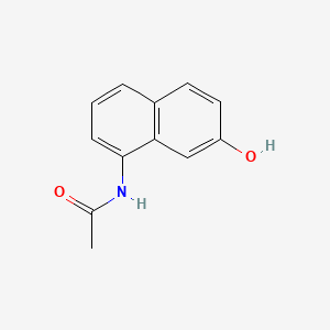 molecular formula C12H11NO2 B1266042 1-乙酰氨基-7-萘酚 CAS No. 6470-18-4