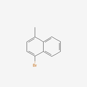 molecular formula C11H9B B1266045 1-溴-4-甲基萘 CAS No. 6627-78-7