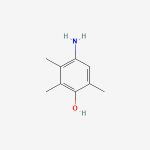 molecular formula C9H13NO B1266046 4-氨基-2,3,6-三甲基苯酚 CAS No. 17959-06-7