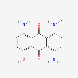 1,5-Diamino-4-hydroxy-8-(methylamino)anthraquinone