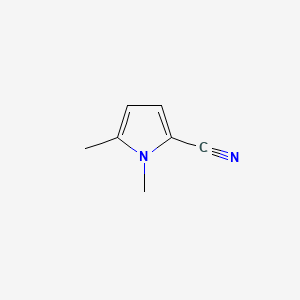 molecular formula C7H8N2 B1266065 1,5-Dimethyl-1H-pyrrole-2-carbonitrile CAS No. 56341-36-7