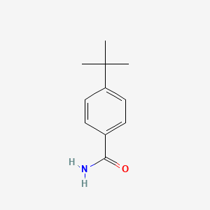 molecular formula C11H15NO B1266068 4-叔丁基苯甲酰胺 CAS No. 56108-12-4