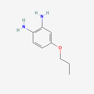 molecular formula C9H14N2O B1266069 4-Propoxybenzene-1,2-diamine CAS No. 56190-17-1