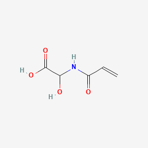 molecular formula C5H7NO4 B1266071 乙酸，羟基[(1-氧代-2-丙烯基)氨基]- CAS No. 6737-24-2