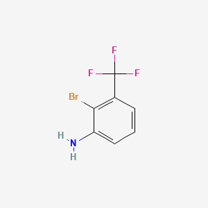 molecular formula C7H5BrF3N B1266073 2-Bromo-3-(trifluoromethyl)aniline CAS No. 58458-10-9