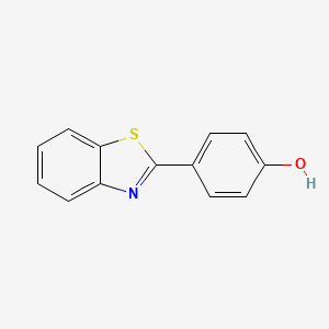 B1266075 4-(1,3-Benzothiazol-2-yl)phenol CAS No. 6265-55-0