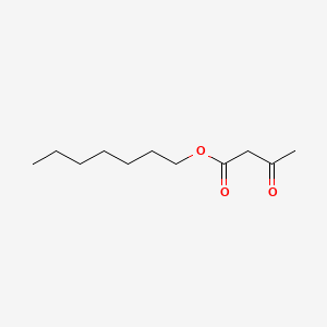 molecular formula C11H20O3 B1266076 庚基乙酰乙酸酯 CAS No. 42598-96-9