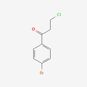 molecular formula C9H8BrClO B1266078 4'-溴-3-氯丙基苯甲酮 CAS No. 31736-73-9