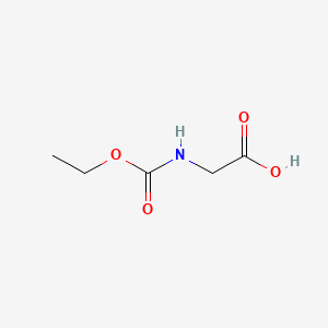molecular formula C5H9NO4 B1266080 甘氨酸，N-(乙氧羰基)- CAS No. 4596-51-4