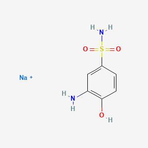 3-Amino-4-hydroxybenzenesulphonamide, sodium salt