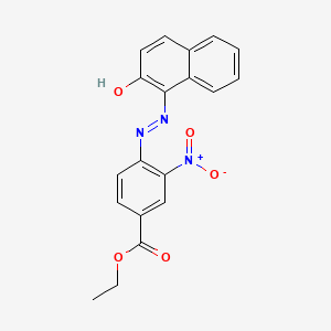 Ethyl 4-((2-hydroxy-1-naphthyl)azo)-3-nitrobenzoate