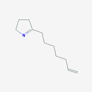 2H-Pyrrole, 5-(6-heptenyl)-3,4-dihydro-