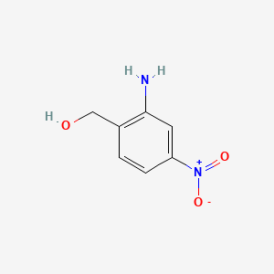 molecular formula C7H8N2O3 B1266085 2-Amino-4-nitrobenzenemethanol CAS No. 78468-34-5