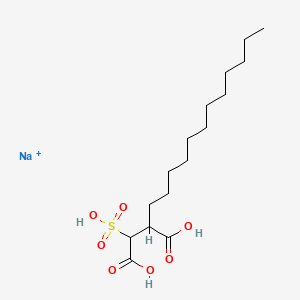 Sodium C-dodecyl hydrogen sulphonatosuccinate