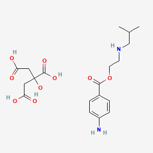 2-(Isobutylamino)ethyl p-aminobenzoate, citrate