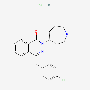 molecular formula C22H25Cl2N3O B1266087 Azelastine hydrochloride CAS No. 37932-96-0