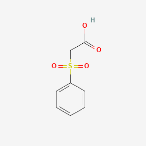 molecular formula C8H8O4S B1266093 （苯磺酰基）乙酸 CAS No. 3959-23-7