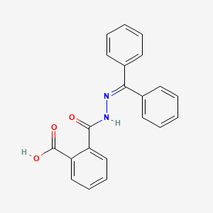 1,2-Benzenedicarboxylic acid, mono((diphenylmethylene)hydrazide)