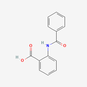 molecular formula C14H11NO3 B1266099 2-(苯甲酰氨基)苯甲酸 CAS No. 579-93-1