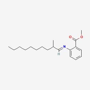 Methyl 2-[(2-methyldecylidene)amino]benzoate