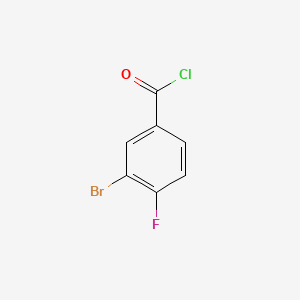 molecular formula C7H3BrClFO B1266105 3-溴-4-氟苯甲酰氯 CAS No. 672-75-3