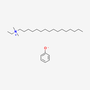 Ethylhexadecyldimethylammonium phenolate