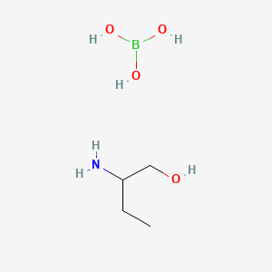 molecular formula C4H14BNO4 B12661148 Einecs 301-860-2 CAS No. 92257-22-2