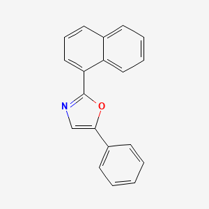 B1266115 2-(1-Naphthyl)-5-phenyloxazole CAS No. 846-63-9
