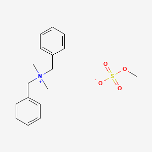 molecular formula C17H23NO4S B12661197 Dibenzyldimethylammonium methyl sulphate CAS No. 74070-70-5