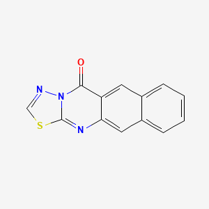 5H-Benzo(g)-1,3,4-thiadiazolo(2,3-b)quinazolin-5-one