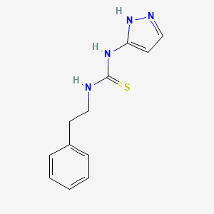 Thiourea, N-(2-phenylethyl)-N'-1H-pyrazol-3-yl-