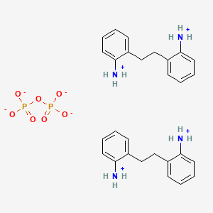 2,2'-Ethylenedianilinium tetrahydrogen diphosphate