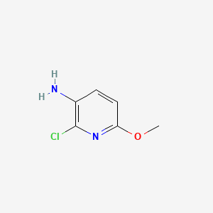 molecular formula C6H7ClN2O B1266136 2-氯-6-甲氧基吡啶-3-胺 CAS No. 34392-85-3