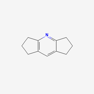 B1266138 1,2,3,5,6,7-Hexahydrodicyclopenta[b,e]pyridine CAS No. 34421-99-3