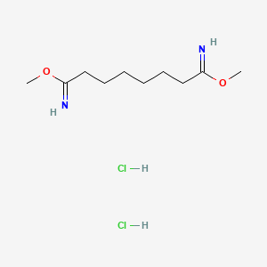 molecular formula C10H22Cl2N2O2 B1266139 亚琥珀酰亚胺二甲酯二盐酸盐 CAS No. 34490-86-3