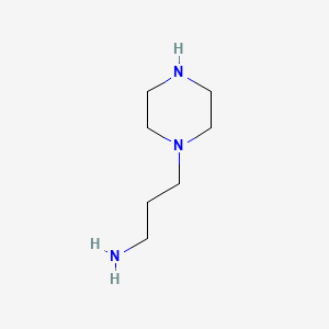 molecular formula C7H17N3 B1266140 3-(哌嗪-1-基)丙-1-胺 CAS No. 34885-02-4
