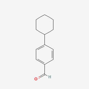 molecular formula C13H16O B1266146 4-环己基苯甲醛 CAS No. 27634-89-5