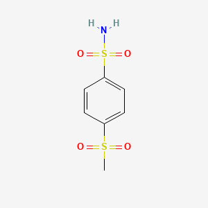 molecular formula C7H9NO4S2 B1266154 4-甲基磺酰基苯磺酰胺 CAS No. 667-24-3