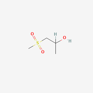 molecular formula C4H10O3S B1266159 2-Propanol, 1-(methylsulfonyl)- CAS No. 1977-38-4