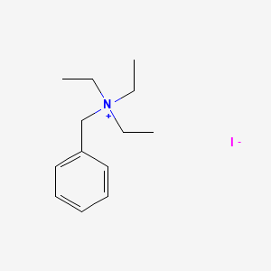 molecular formula C13H22IN B1266165 Benzyltriethylammonium iodide CAS No. 5400-94-2