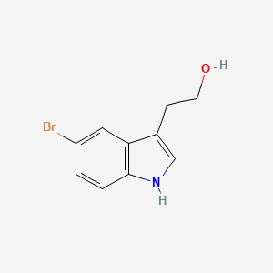 molecular formula C10H10BrNO B1266171 2-(5-溴-1H-吲哚-3-基)乙醇 CAS No. 32774-29-1