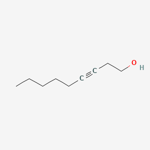molecular formula C9H16O B1266180 非-3-炔-1-醇 CAS No. 31333-13-8